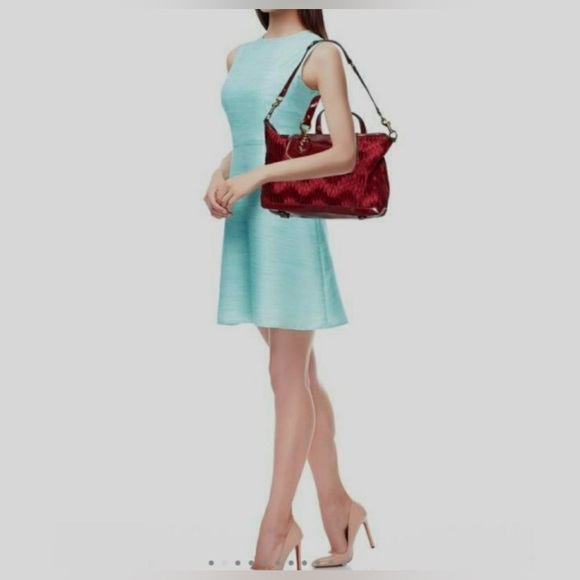 Coach Ashley Patent Satchel Hand Bag - Picture 6 of 6